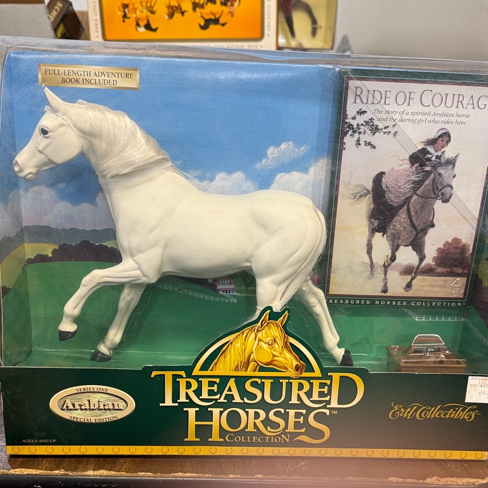 White Arabian Figurine treasured horses collection